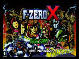 F-Zero X - 2nd Boost Title Screen